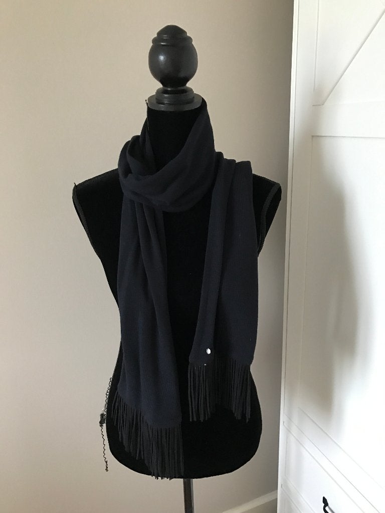 Sjaal blauw Rozes of Avalon, Ophalen, Maat 46/48 (XL) of groter, Zo goed als nieuw, Sjaal