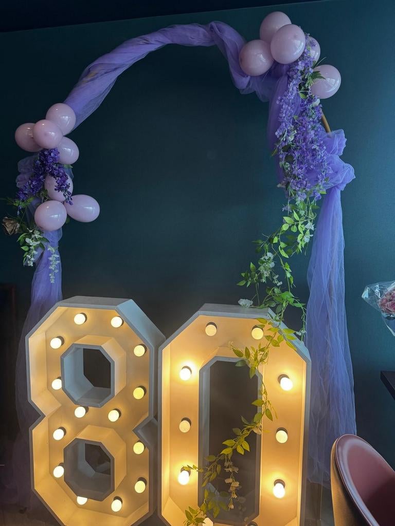 Lichtcijfer Huren ? 30,- euro per cijfer!, Ophalen, Nieuw, Verjaardag