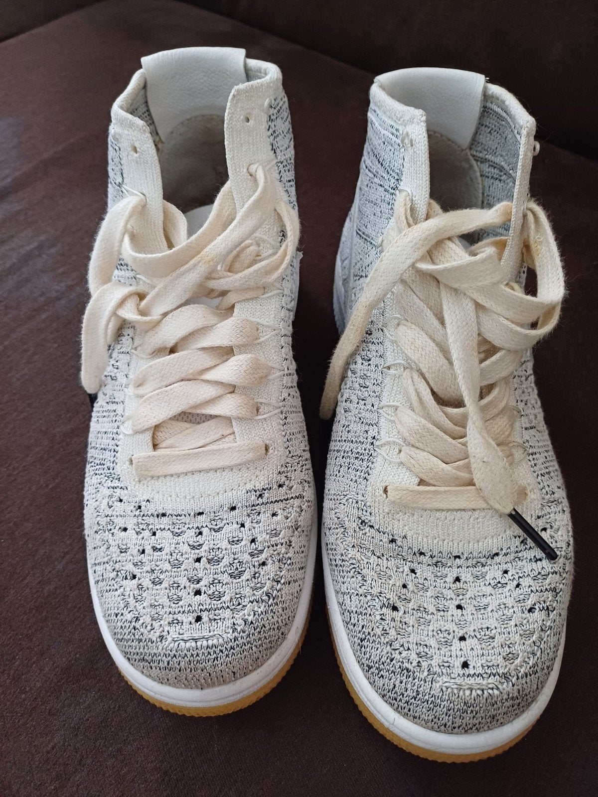 Nike Air Force 1 Flyknit sneakers maat 37.5, Kleding | Dames, Schoenen, Gedragen, Sneakers of Gympen, Wit, Ophalen