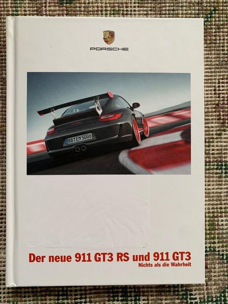 Brochure folder Porsche 911 997 GT3 + GT3 RS 2009, Porsche, Ophalen of Verzenden, Zo goed als nieuw, Porsche