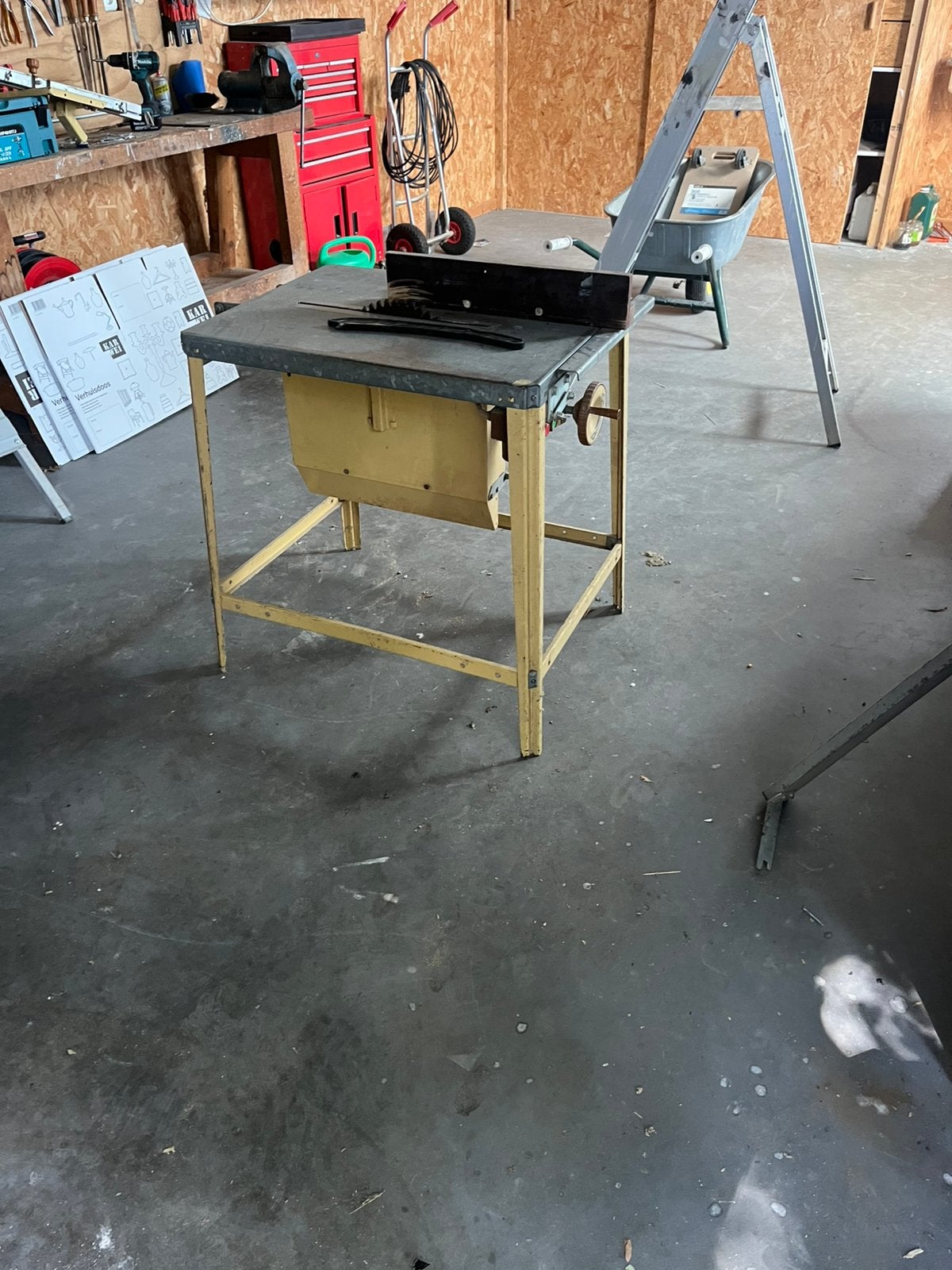 Tafel cirkelzaag, Ophalen, Gebruikt, Cirkelzaag, 70 mm of meer