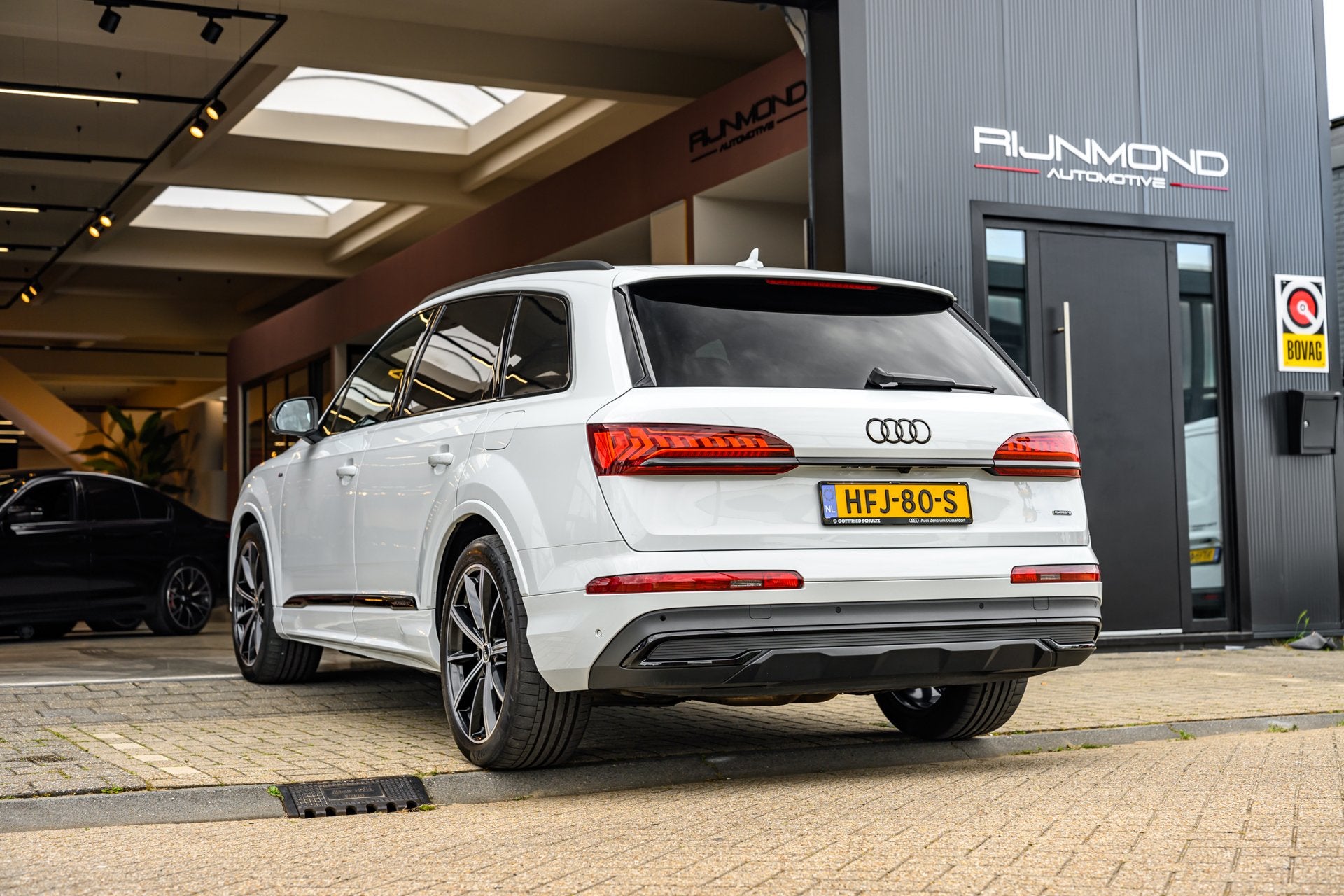 Audi Q7 55 TFSI e quattro Pro Line Advanced|Pano|Lucht Verin, Auto's, Automaat, Dealer onderhouden, Gebruikt, 2995 cc