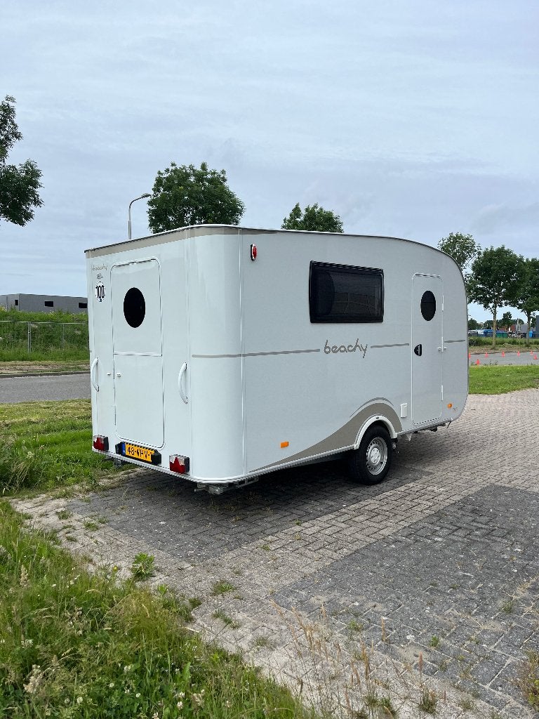 Hobby Beachy 420 - Luifel - Mover, Caravans en Kamperen, Caravans, Standaardzit, Hobby, Hobby, Tot en met 2