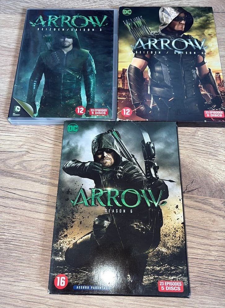 Arrow: seizoen 3, 4 en 6 met Stephen Amell van DC Comics., Cd's en Dvd's, Dvd's | Tv en Series, Vanaf 16 jaar, Ophalen of Verzenden