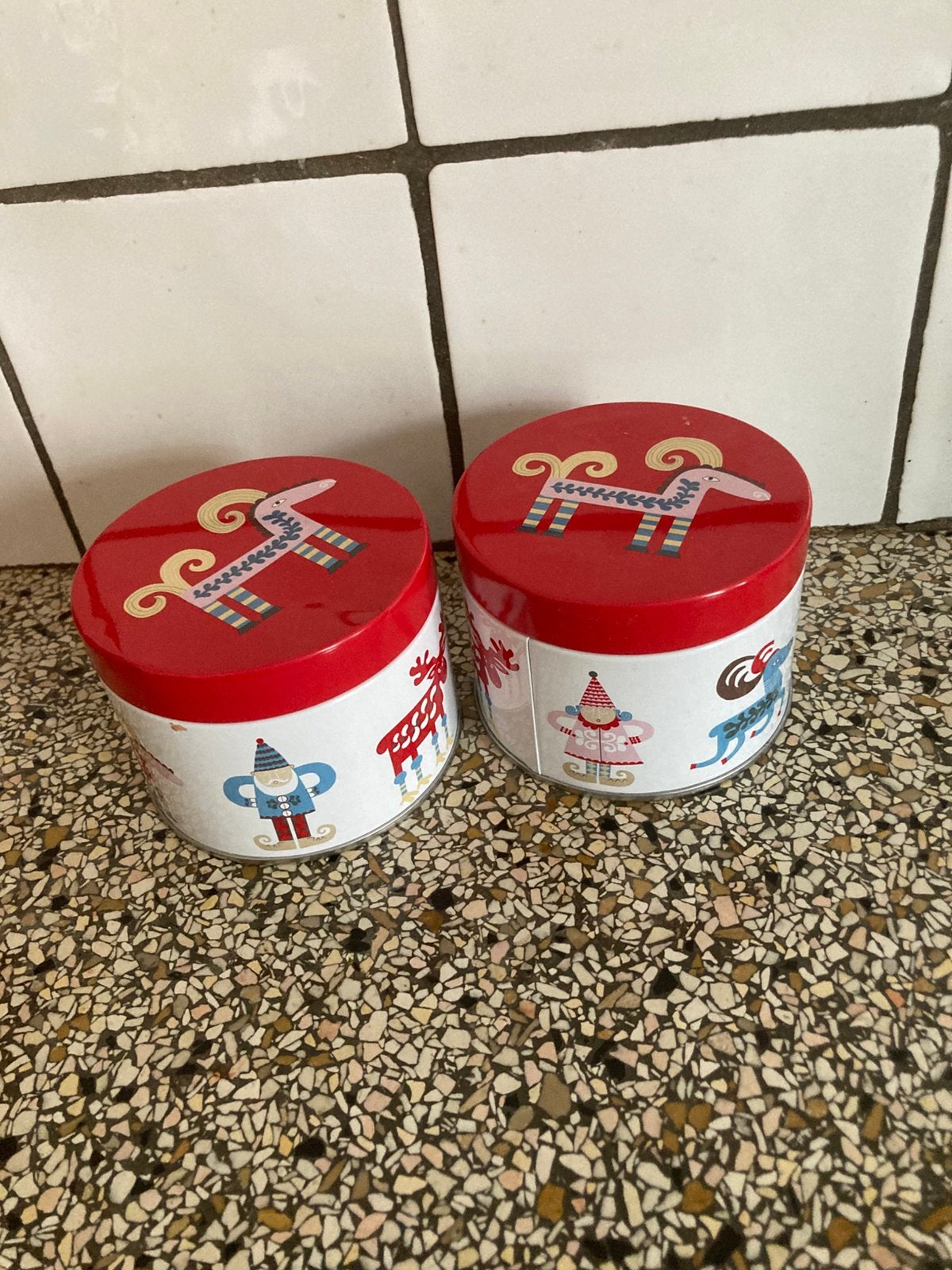 Set van 2 ikea blikjes, Ophalen of Verzenden, Overige