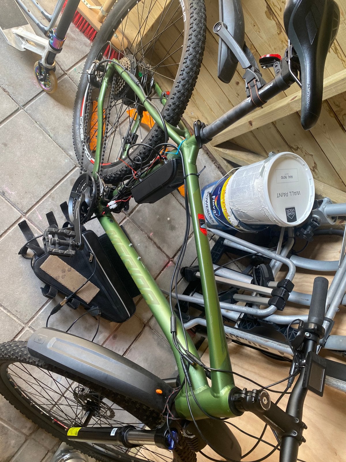 Elektrische mountainbike, 55 cm of meer, Ophalen, Zo goed als nieuw, Minder dan 10 versnellingen