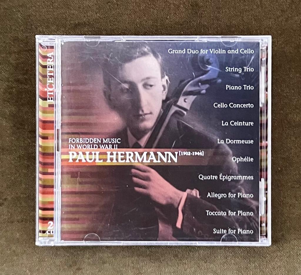 Forbidden Music in WW II - Paul Hermann, Ophalen of Verzenden, Romantiek, Zo goed als nieuw, Kamermuziek