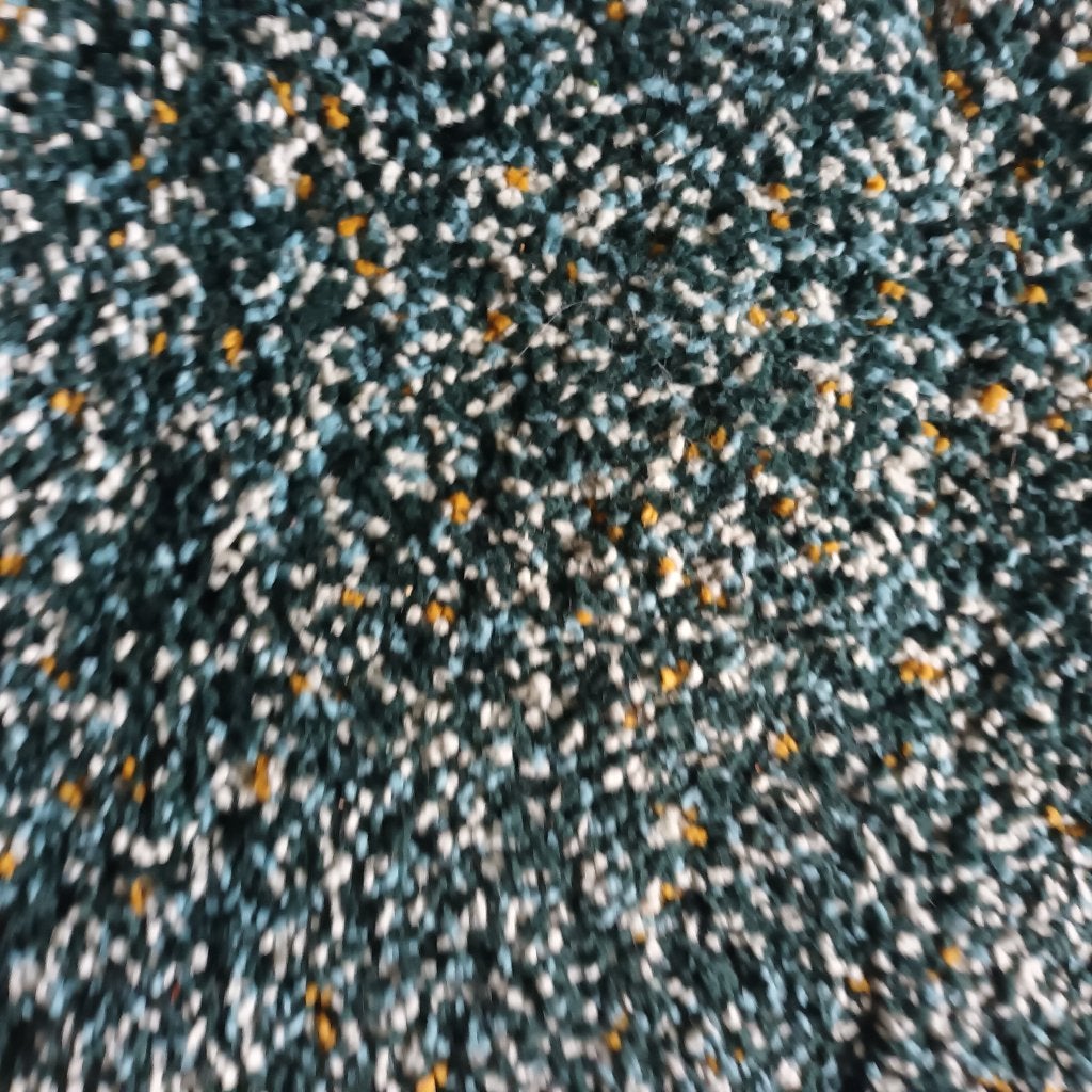 IKEA VINDUM Vloerkleed 170x230 cm Hoogpolig, GroenBlauwCreme, Ophalen, Gebruikt, 150 tot 200 cm, 200 cm of meer