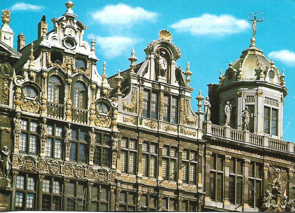 Brussel- -Gildenhuizen., Grote Markt., Verzamelen, Verzenden, 1980 tot heden, Gelopen, België en Luxemburg