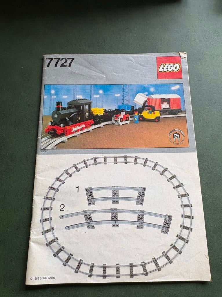 Lego trein instructie boekje set 7727, Verzenden, Lego, Lego, Lego