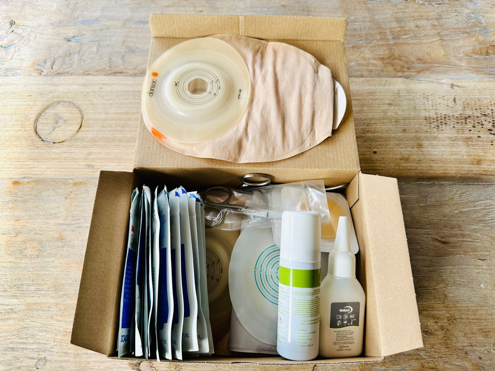 Stoma verpleegmiddelen, Ophalen, Nieuw