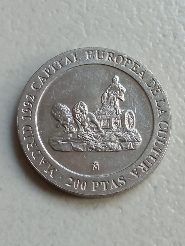 Spanje 200 pesetas 1991., Ophalen of Verzenden, Overige landen, Losse munt