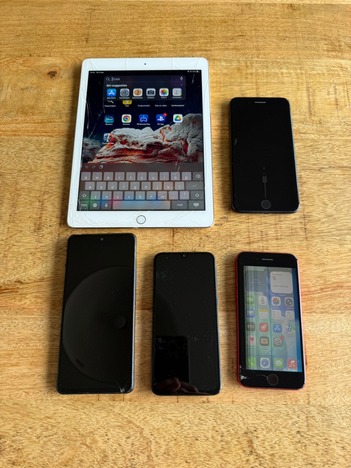 Partij iPhones iPad Android tekefoons, Ophalen of Verzenden, Zo goed als nieuw, 6 megapixel of meer, Overige modellen
