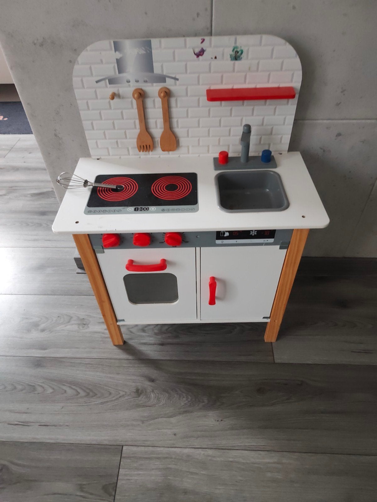 Houten speelkeuken met accessoires, Kinderen en Baby's, Ophalen of Verzenden