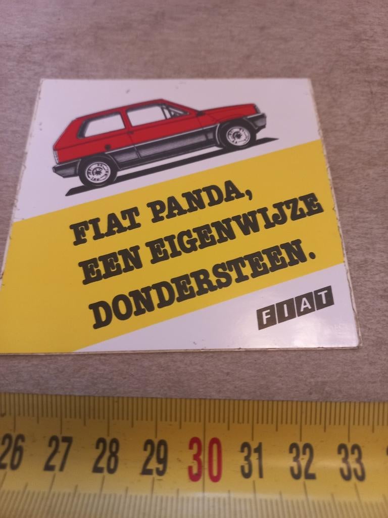 Fiat panda een eigenwijze dondersteen, Ophalen of Verzenden, Nieuw