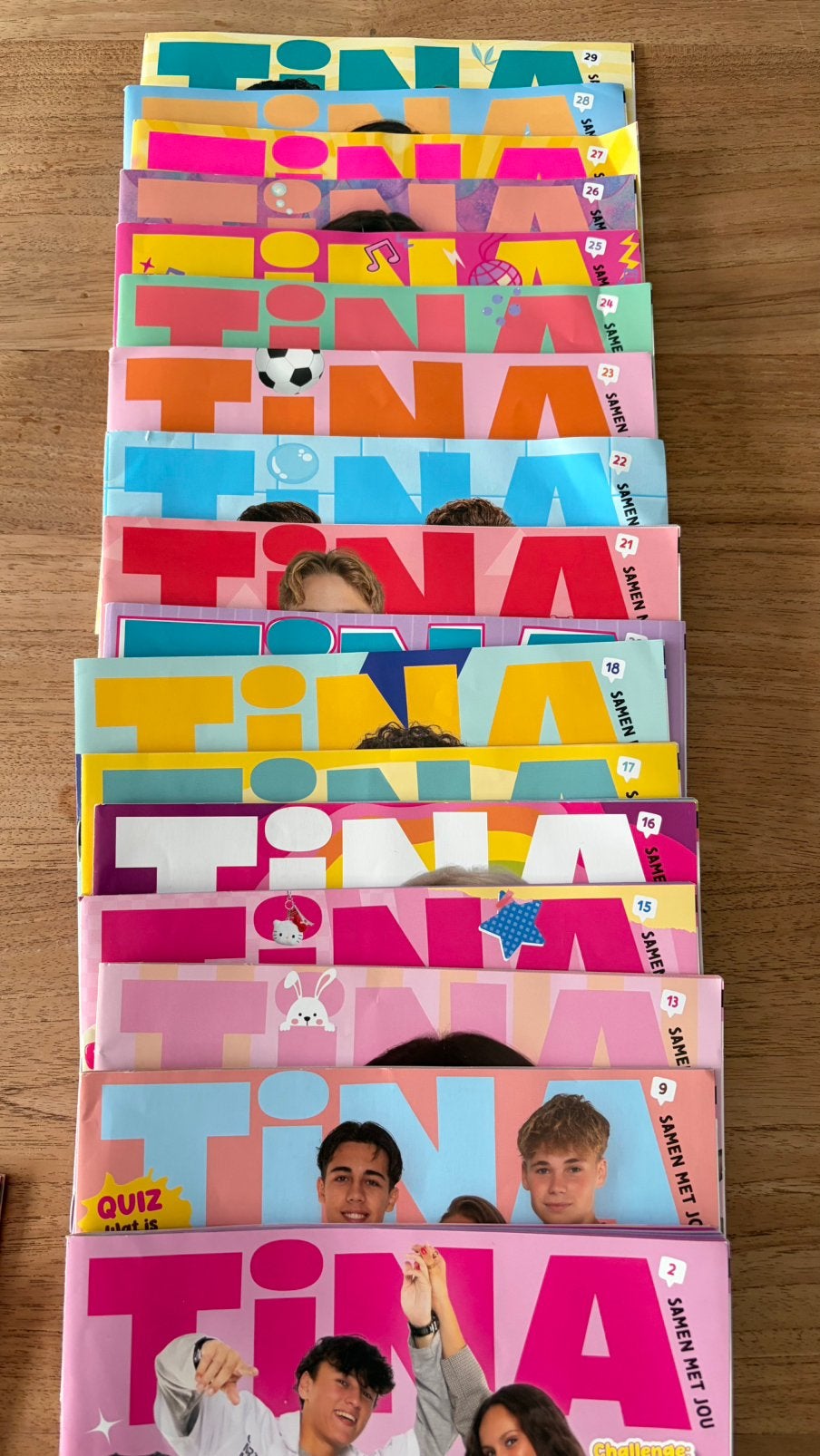 Tina’s uit 2026 (17x) en 2025 (2x), Ophalen, Zo goed als nieuw, Overige typen