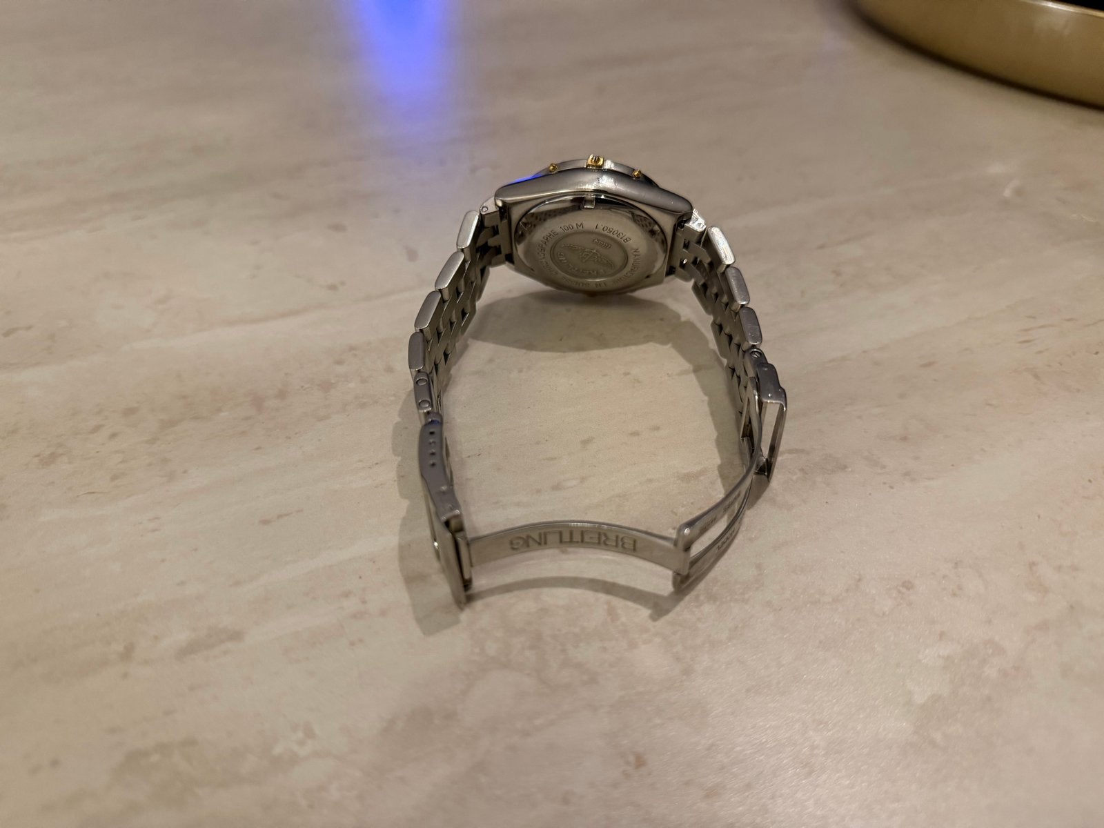 Breitling Chrono Automatic B13050 Horloge Staal/Goud, Sieraden, Tassen en Uiterlijk, Horloges | Antiek, Staal, Breitling, Polshorloge