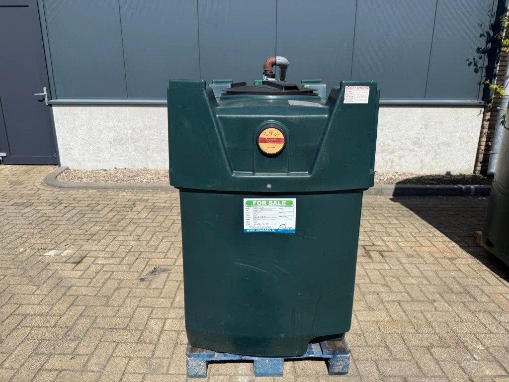 Kiwa IBC Titan EKO 600 liter Dubbelwandige Tank Brandstoftan, Ophalen of Verzenden