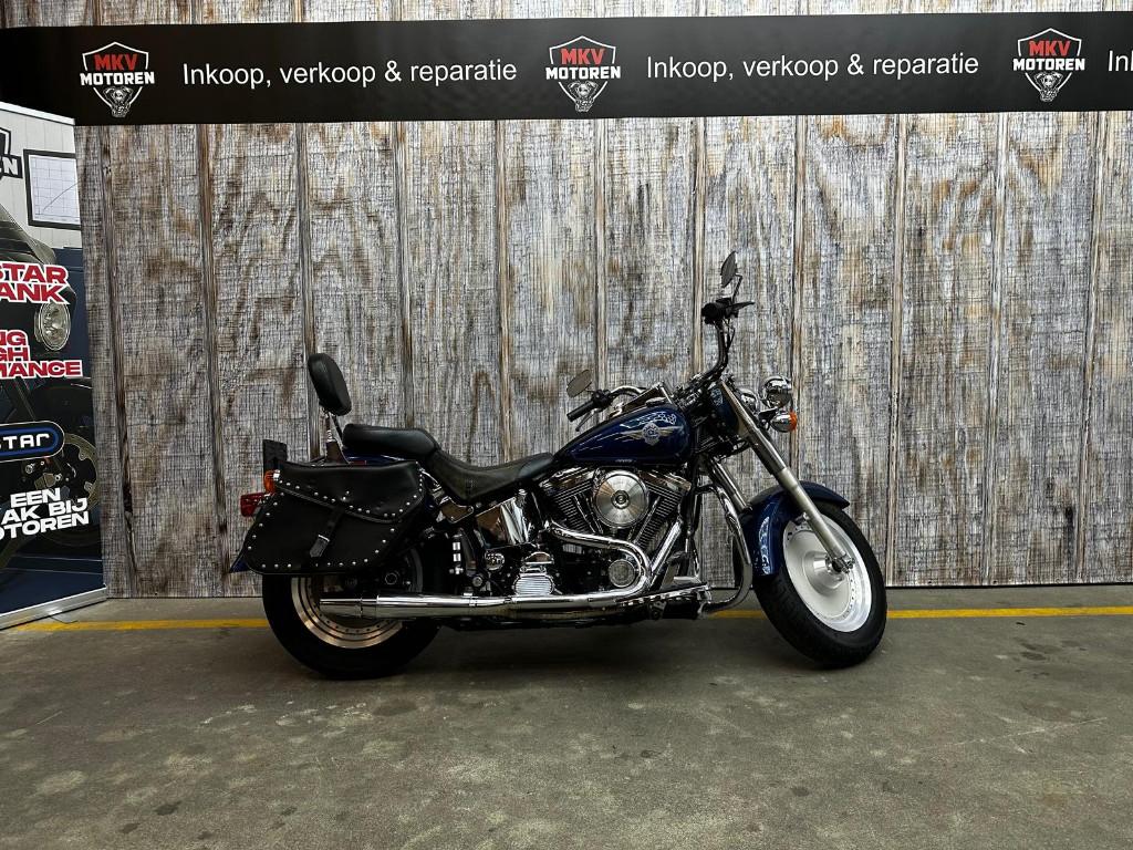 FatBoy evo, Motoren, Motoren | Harley-Davidson, Bedrijf, Chopper, meer dan 35 kW, 2 cilinders, Motorrijbewijs A, Handgeschakeld