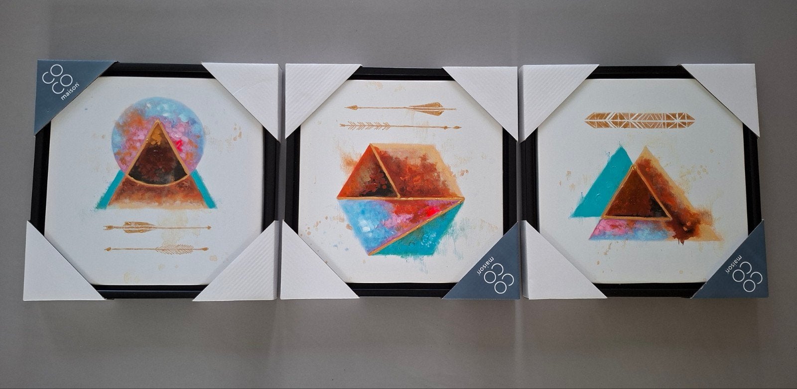 Coco Maison schilderij set van 3, Ophalen of Verzenden