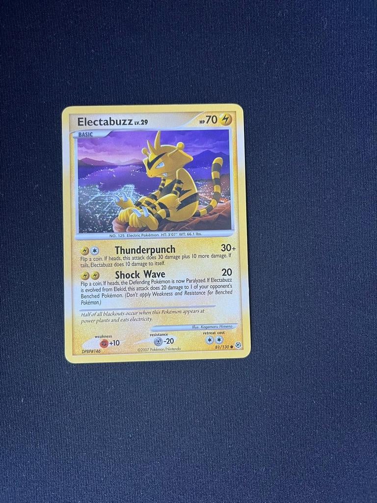 Pokémon kaart Electabuzz 81/130, Ophalen of Verzenden, Zo goed als nieuw, Losse kaart