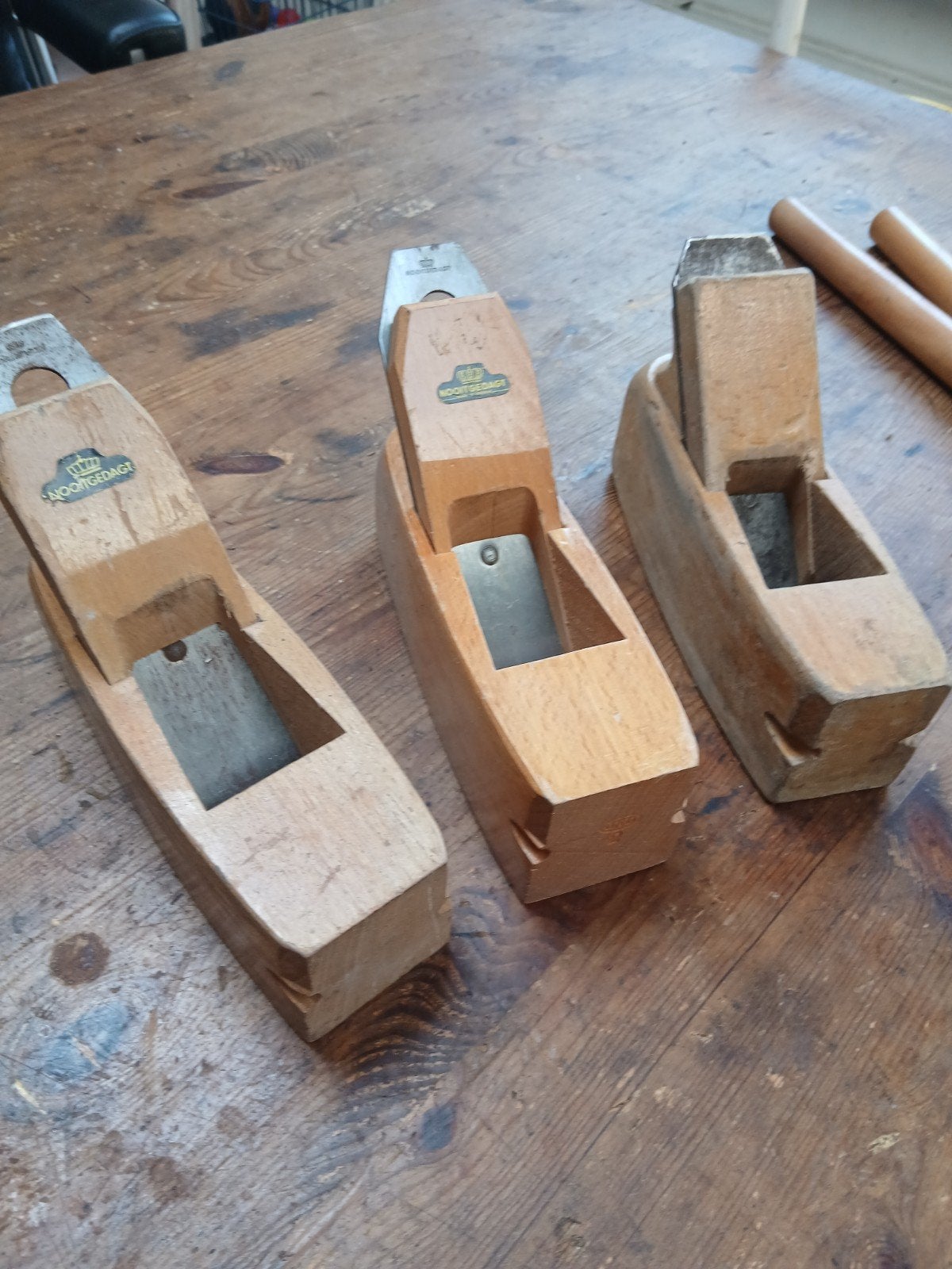 3x hout schaaf nooitgedacht, Ophalen of Verzenden