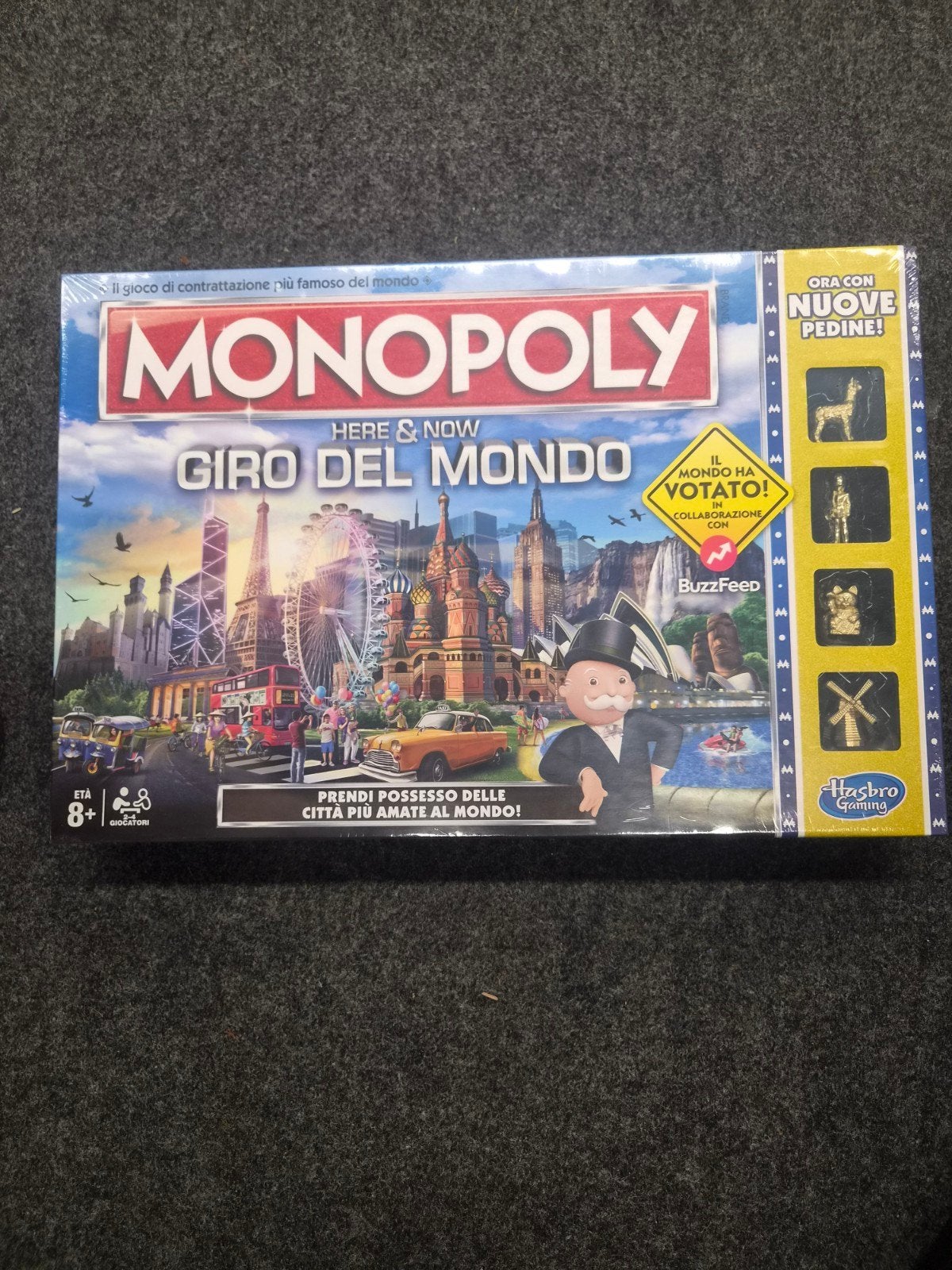Monopoly Here & Now: Giro del Mondo - Nieuw in verpakking, Drie of vier spelers, Ophalen of Verzenden, Nieuw, Hasbro Gaming