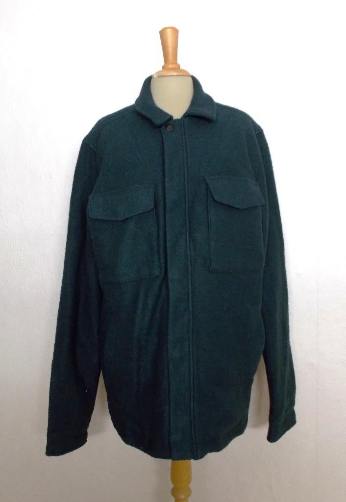 Unisex boiled wool donkergroene windstopper van Hallinger! L, Verzenden, Zo goed als nieuw, Maat 42/44 (L), Groen