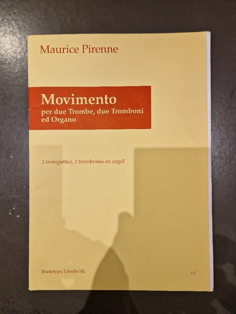 movimento, trompet orgel trombone, Ophalen of Verzenden, Nieuw, Jazz, Trompet