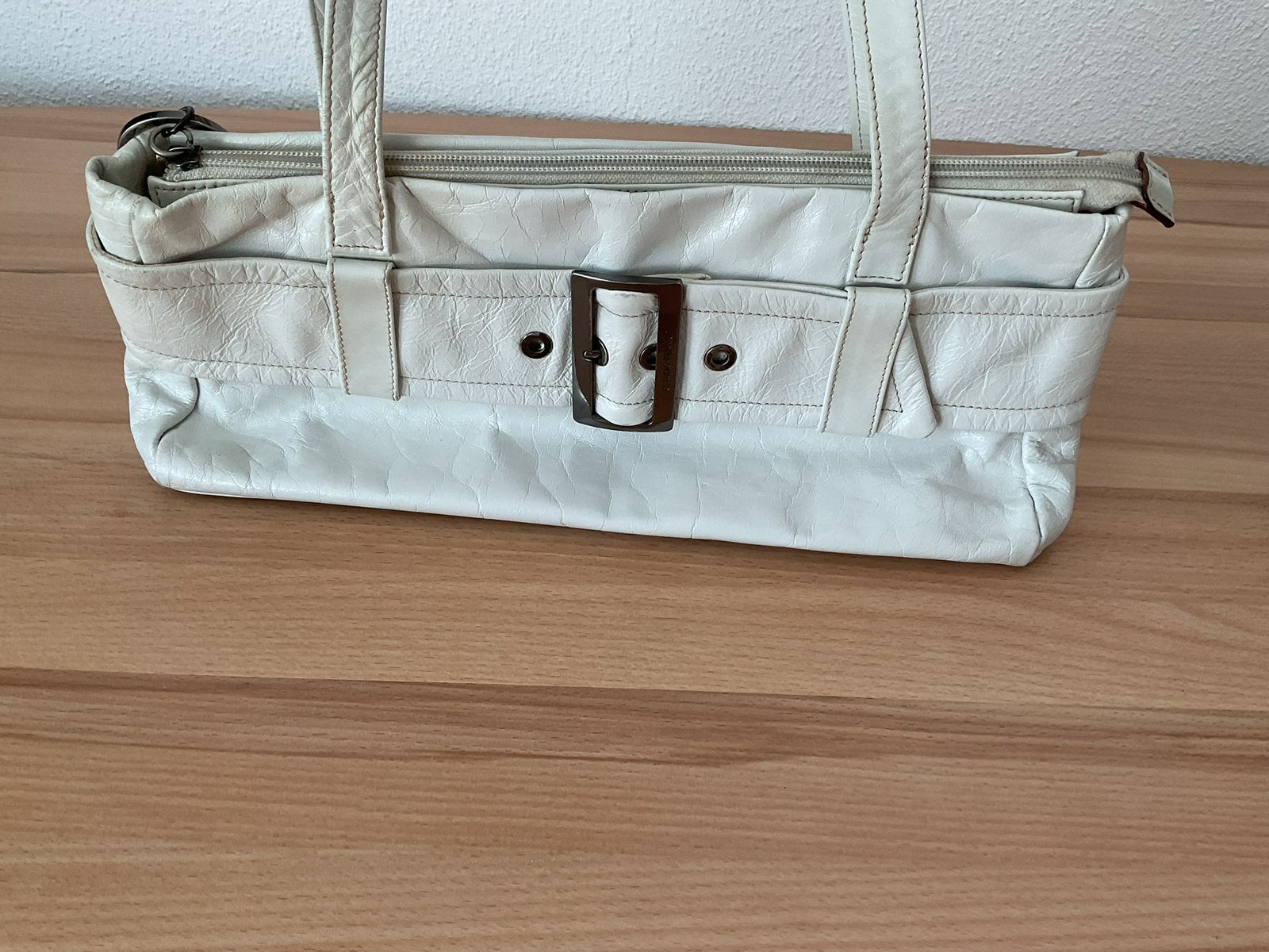 Claudio Ferrici tas, wit, Ophalen of Verzenden, Wit, Handtas