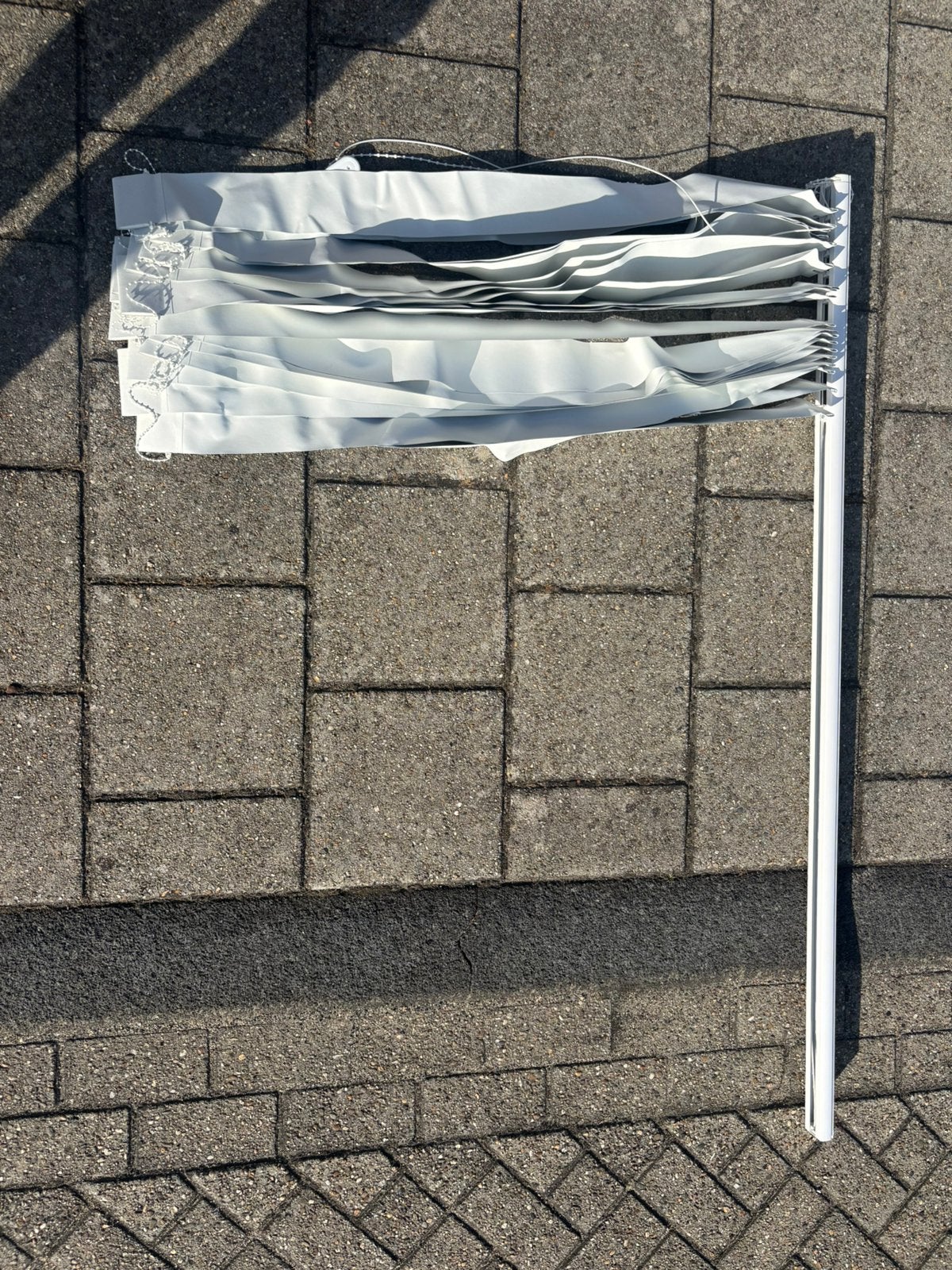 Viertal lammellen raamdecoratie (diverse maatvoering), Huis en Inrichting, Ophalen, Zo goed als nieuw, Wit, Lamellen
