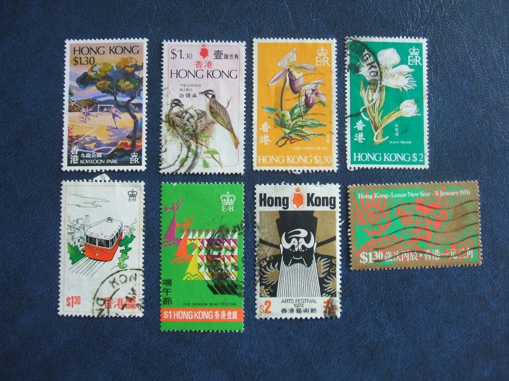 Hongkong diverse zegels 1, Ophalen of Verzenden, Gestempeld, Oost-Azië