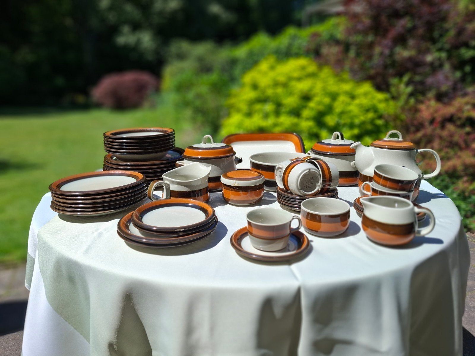 Vintage Rörstrand Annika servies, Huis en Inrichting, Keuken | Servies, Ophalen, Gebruikt, Keramiek, Overige stijlen