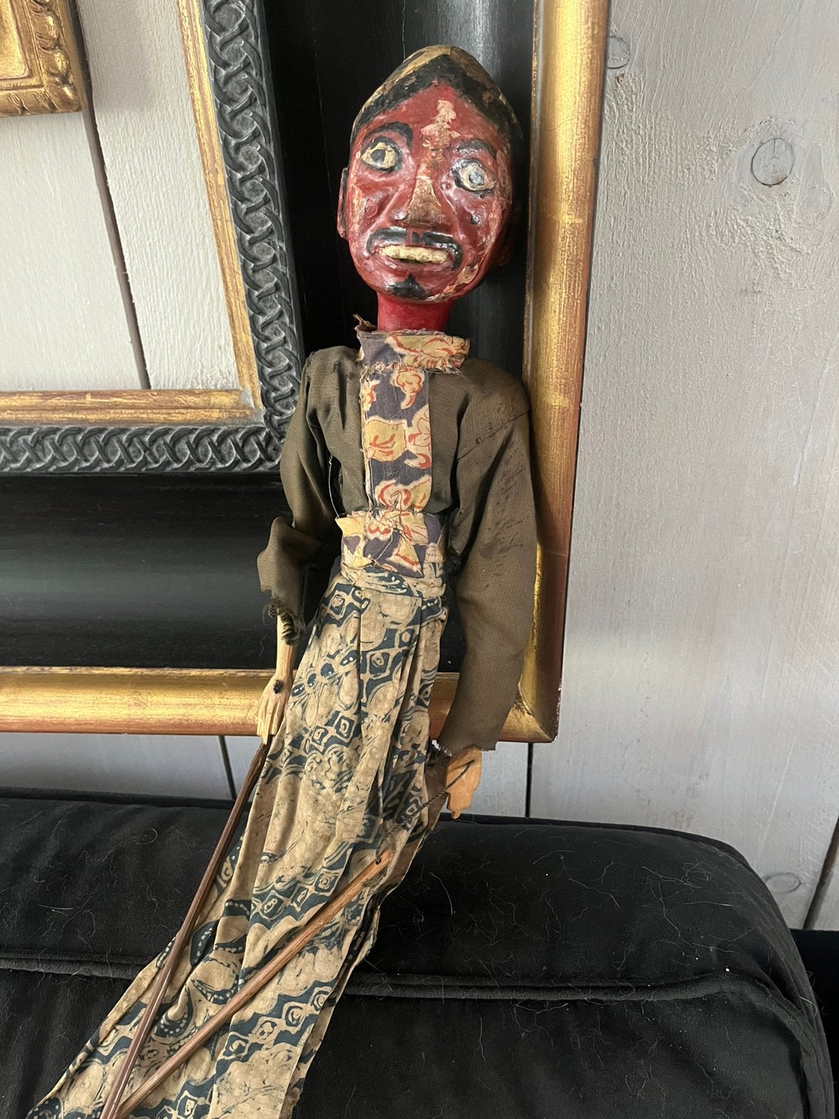 Brocante oude wajangpop compleet . 10 euro, Ophalen of Verzenden