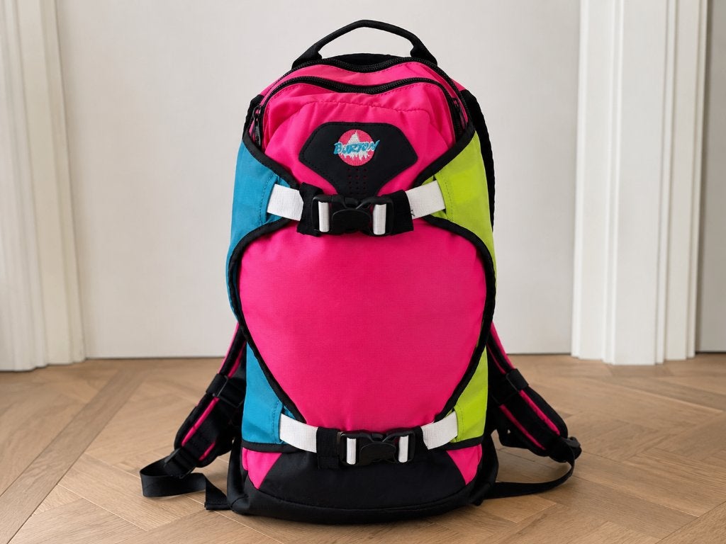 Vintage Burton rugzak – zo goed als nieuw – retro kleuren, Ophalen of Verzenden, Zo goed als nieuw, Overige merken, 30 tot 45 cm