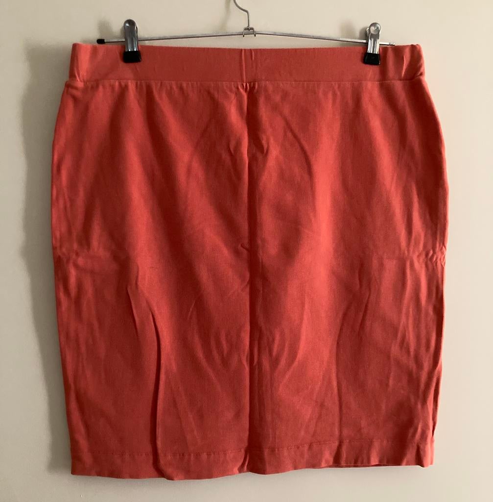 Steen rood Emma College Style rokje 44, Maat 42/44 (L), Ophalen of Verzenden, Zo goed als nieuw, Boven de knie