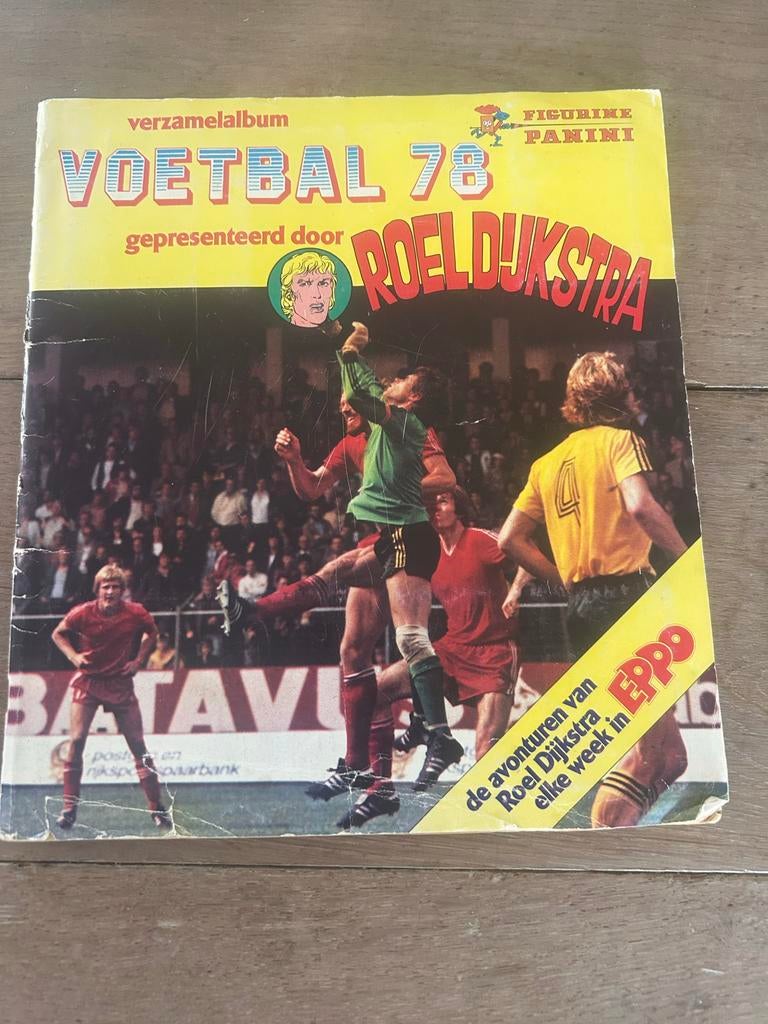 Panini Nederland Voetbal Album '78 - Incompleet, Verzamelen, Ophalen of Verzenden, Gebruikt, Overige binnenlandse clubs, Boek of Tijdschrift