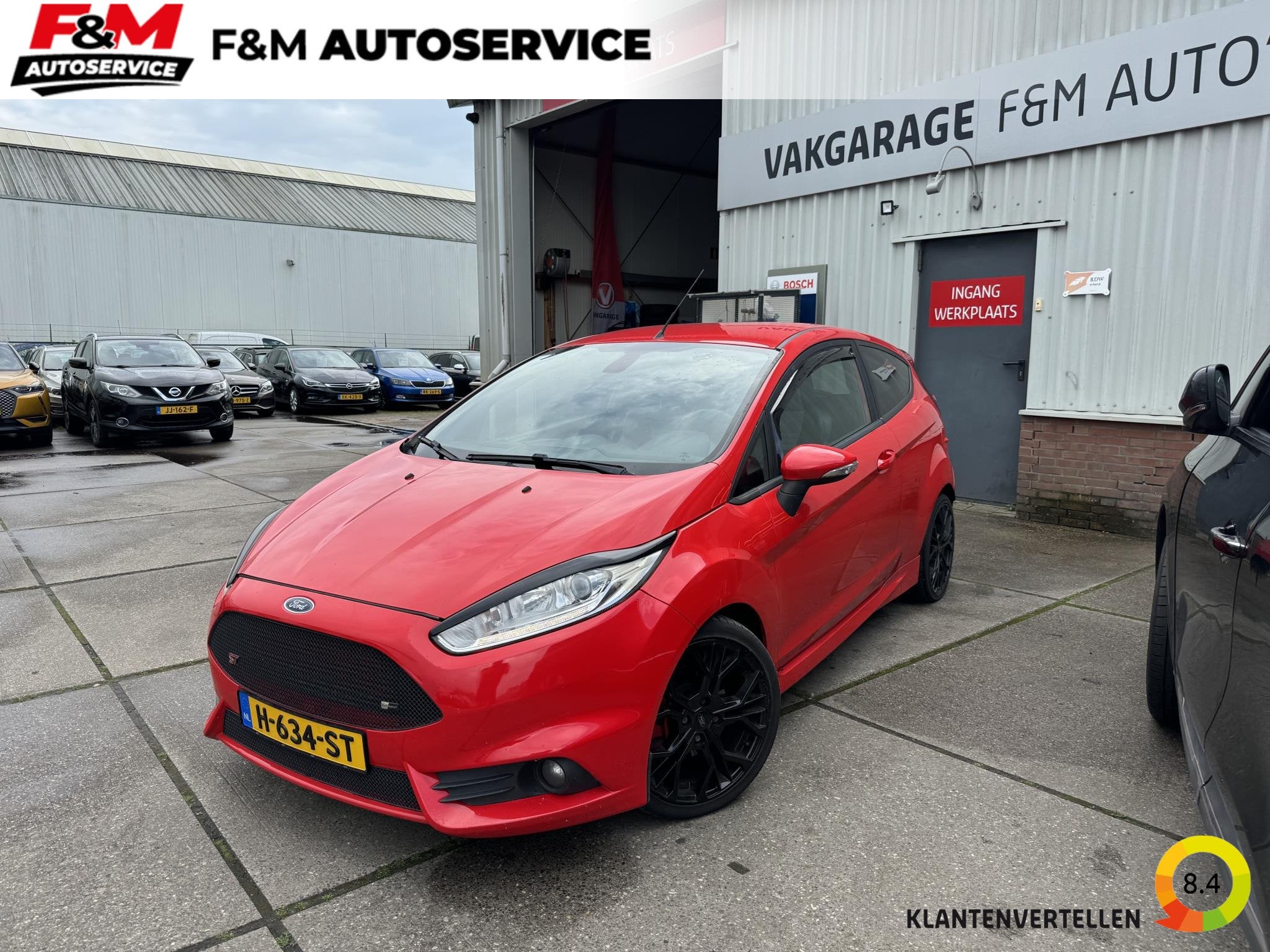 Ford Fiesta 1.6 ST2 Airco, stoelverwarming, Recaro stoelen, Voorwielaandrijving, 1596 cc, 1063 kg, Gebruikt