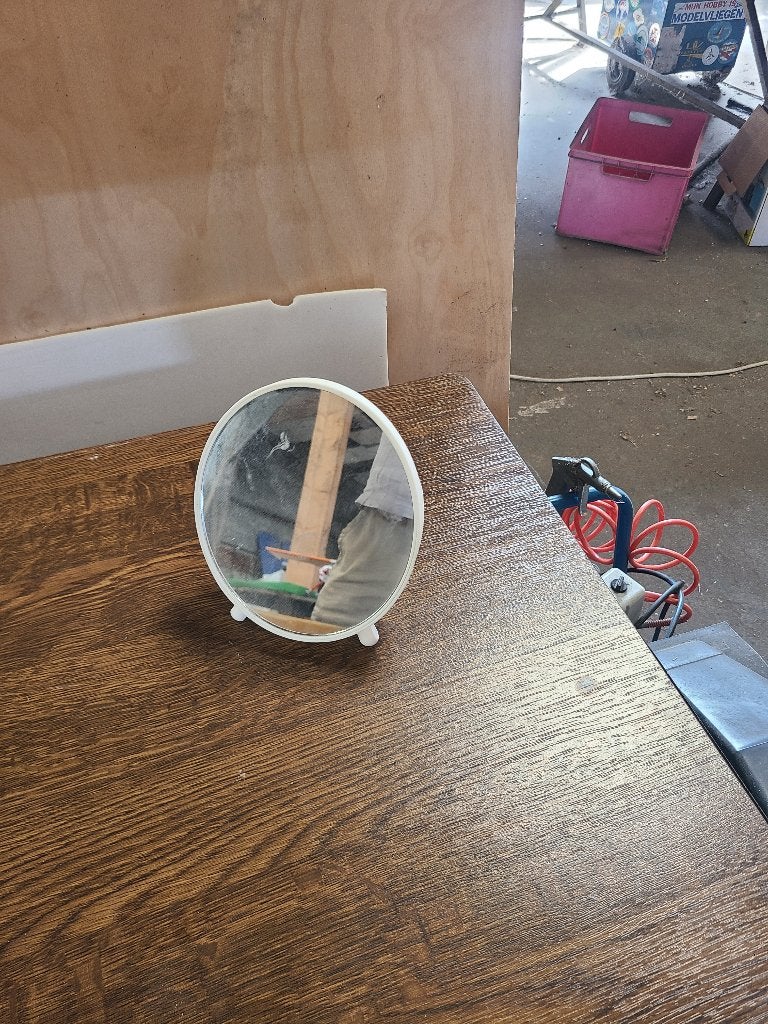 make up spiegeltje, Ophalen of Verzenden, Zo goed als nieuw, Gehele gezicht