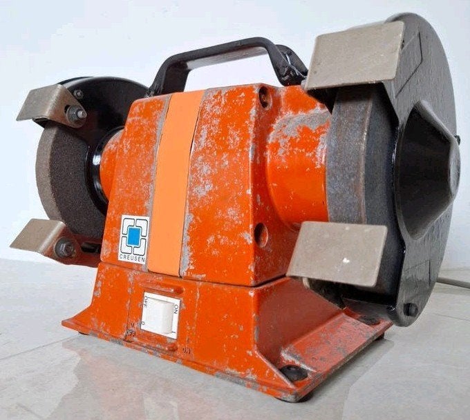 Creusen DS2150T werkbankslijpmachine, 300W, 150mm schijven, Ophalen, Gebruikt, Minder dan 700 watt, Werkbankslijpmachine