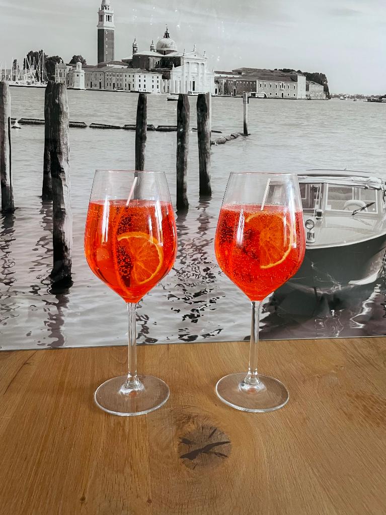 Aperol Spritz Kaars, Ophalen of Verzenden, Nieuw, Overige materialen, Minder dan 25 cm