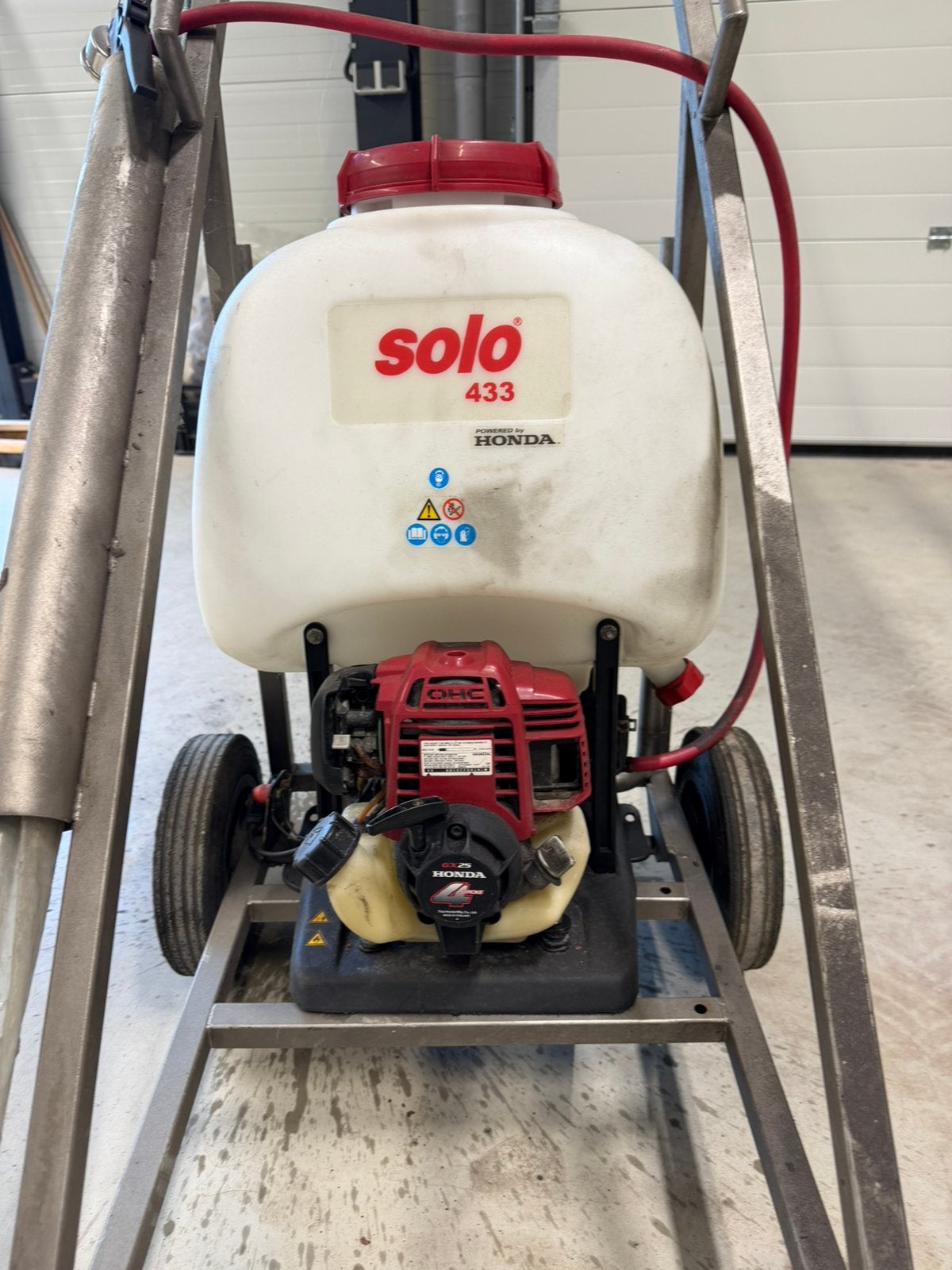 SOLO 433 motorspuit / onkruidspuit – Honda GX25, Ophalen, Gebruikt, Onkruidbestrijding