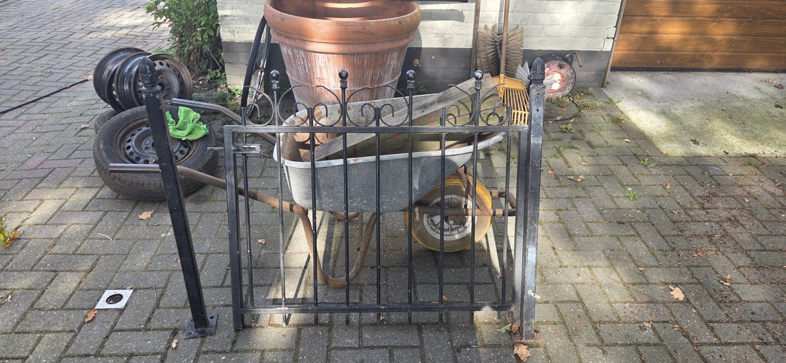 Loophekje, Tuin en Terras, Ophalen, Gebruikt, IJzer, Tuinhek