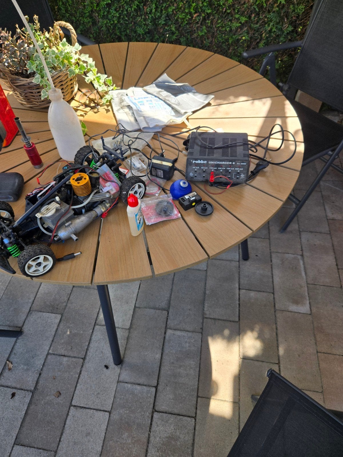 RC Nitro Auto  kyosho met Afstandsbediening en Brandstof, Ophalen, Gebruikt, Auto offroad, Nitro