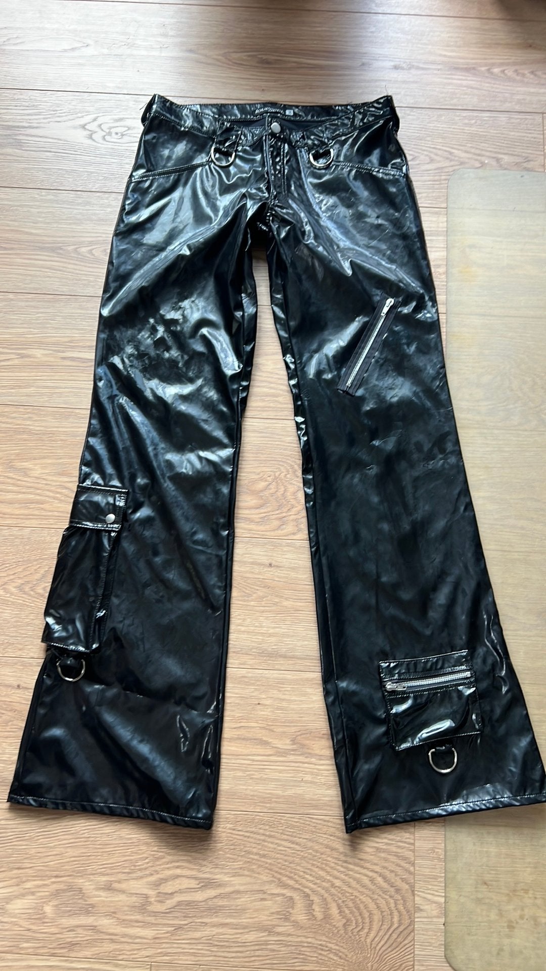 LAK BROEK HEREN MAAT 34, Ophalen of Verzenden, Zo goed als nieuw, Overige maten, Zwart