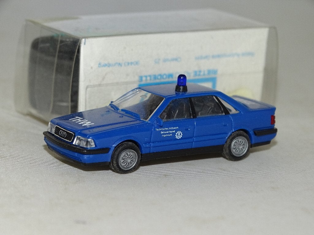 1/87 Rietze Audi THW, Hobby en Vrije tijd, Ophalen of Verzenden, Zo goed als nieuw, Auto, Rietze