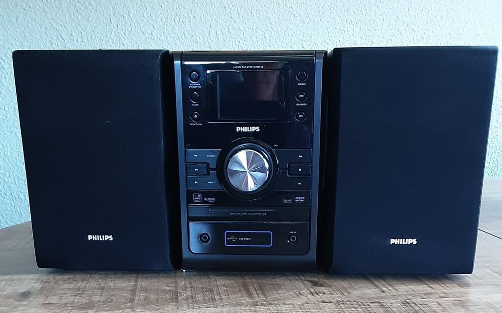 Philips MCD395/12 Classic DVD-Microsijsteem radio/stereo set, Audio, Tv en Foto, Stereo-sets, Ophalen, Philips, Tuner of Radio
