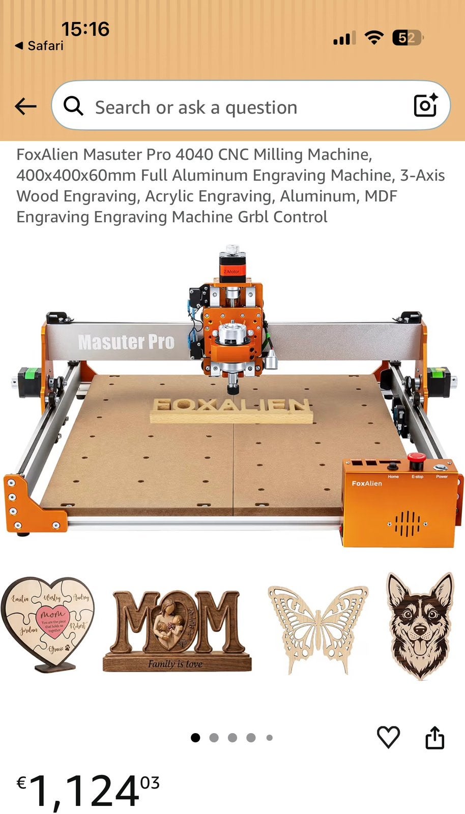 Foxalien Masuter Pro 4080 CNC met veel accessoires, Ophalen, Zo goed als nieuw, Elektrisch, Overige soorten