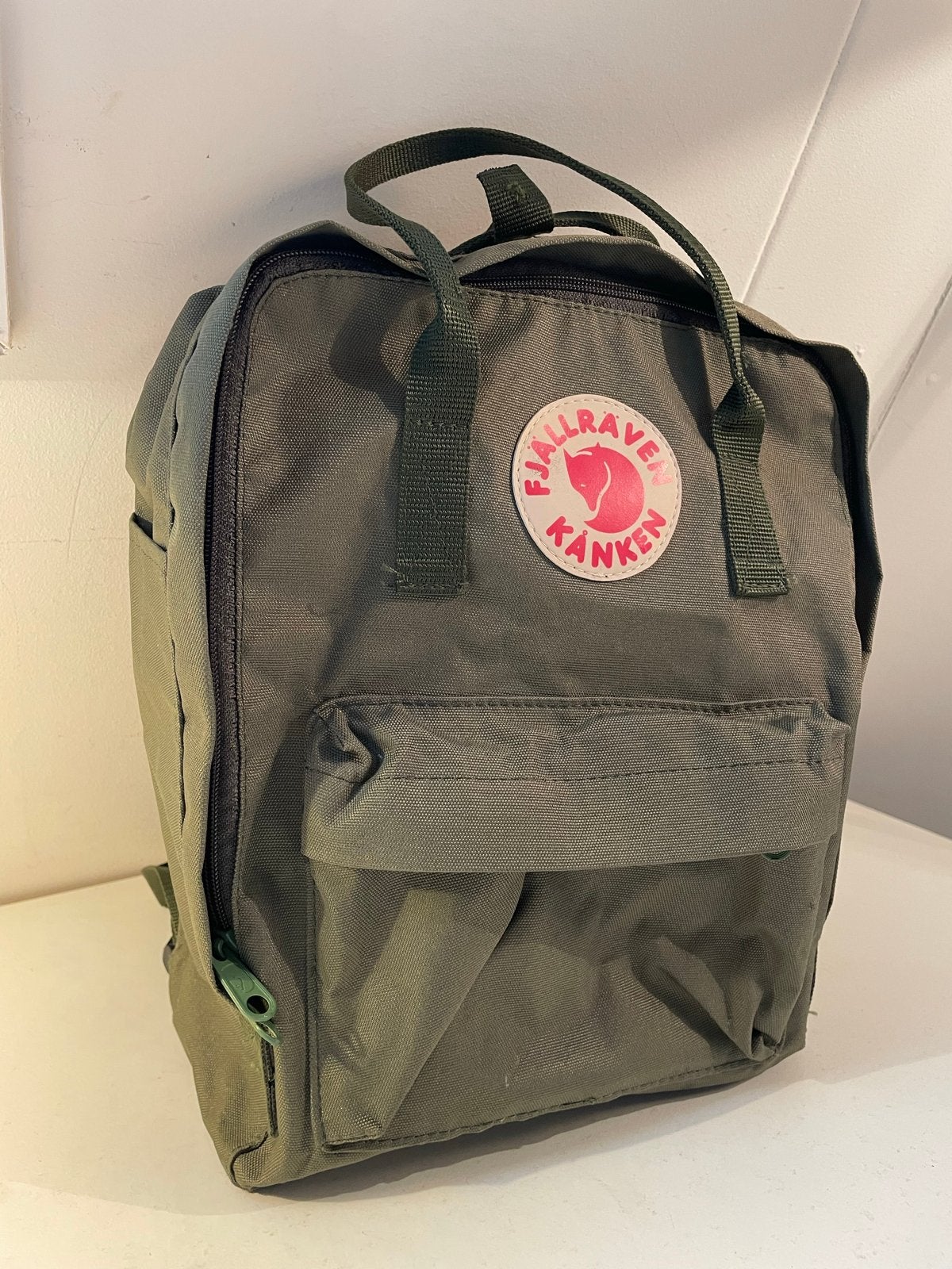 Fjällräven Kånken rugzak - Groen, Overige merken, Gebruikt, Verzenden, Minder dan 25 cm