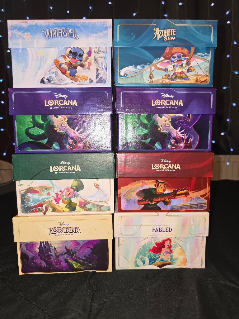 Disney Lorcana Trove Boxen! (ZONDER KAARTEN), Ophalen of Verzenden, Overige figuren, Zo goed als nieuw, Overige typen